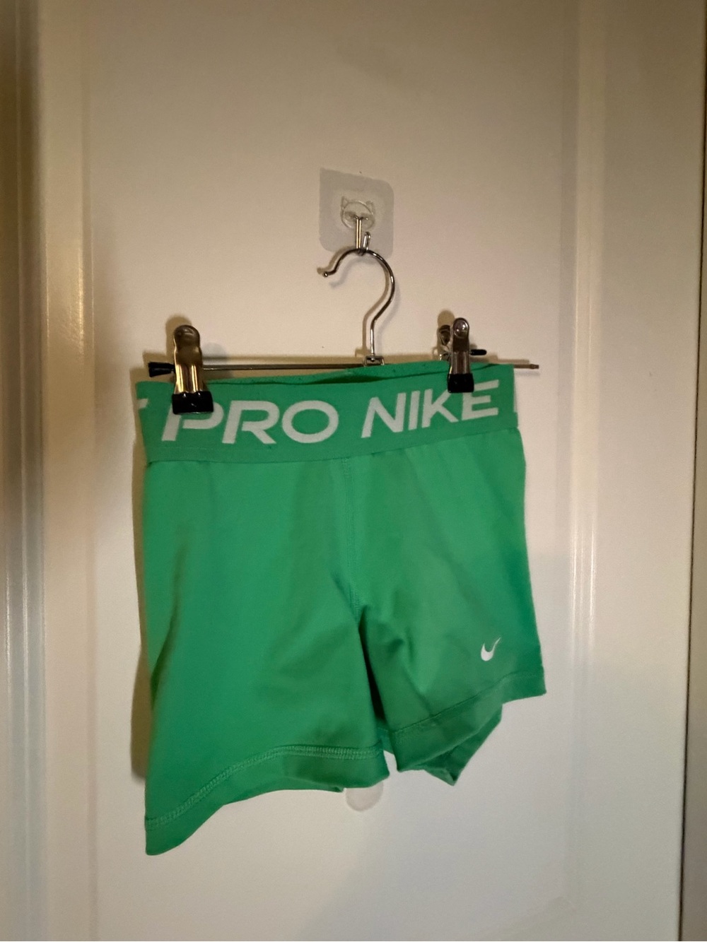 Nike Green Girls' Pro Compression Shorts